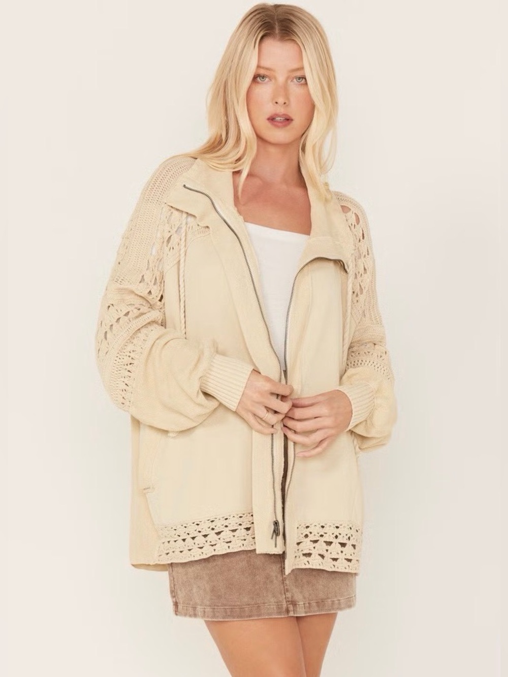 Free People Women's Dune Bug
Crochet Cardigan XS